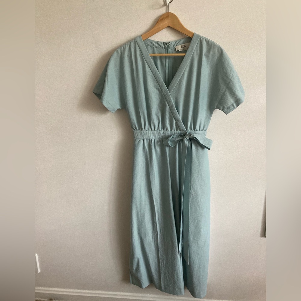 Love, Bonito Sky Blue Jumpsuit with Cinched Waist